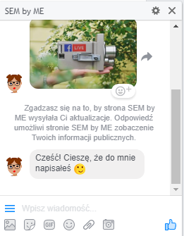 ManyChat, roboty na facebooku, messenger