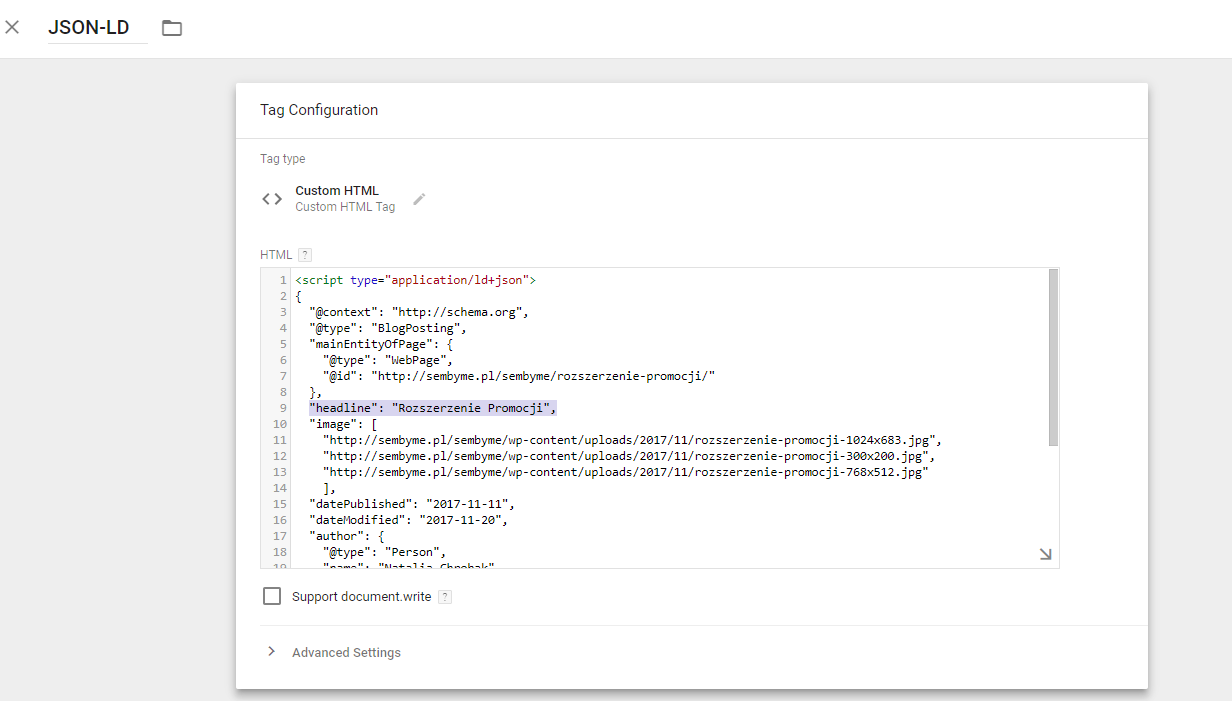 json-ld data layer