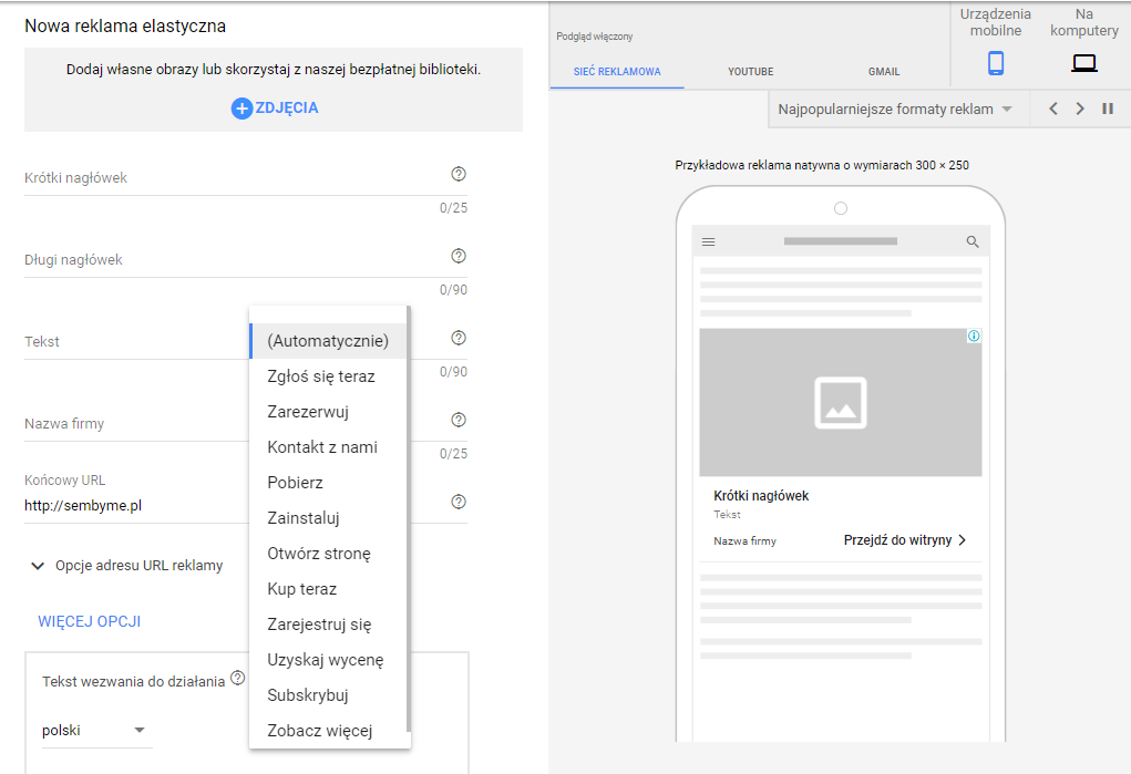 reklama elastyczna google ads