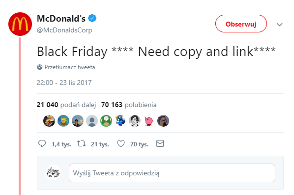 macdonalds black friday